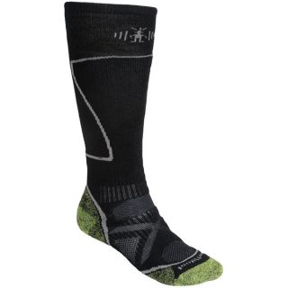 SmartWool PhD Ski Socks   Merino Wool (For Men and Women)   GRASSHOPPER (L )