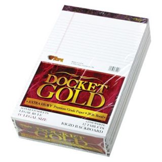 TOPS Docket Perforated Pad, Legal Size   50 Sheets Per Pad