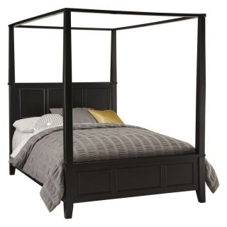 Bedford Canopy Bed   Black   5531 510, Queen