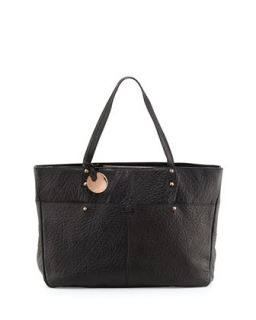 Anouk Leather Tote Bag, Black