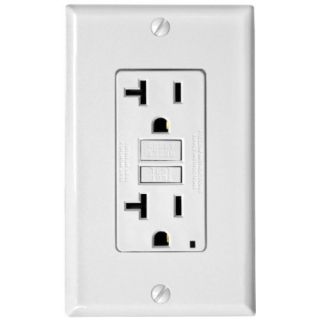 Leviton T78993W Electrical Outlet, 15A TamperResistant, Commercial Grade SmartLock Pro Duplex Receptacle White (3 Pack)