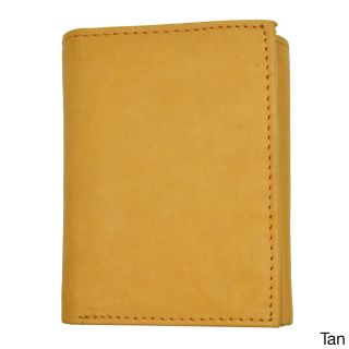 Mens Leather Tri fold Wallet : Brown Or Tan (Brown, tanStyle: Exclusive leather walletMaterial: LeatherEntry: Fold over closureBi fold/tri fold: Tri foldLining: Fabric liningDimensions: 105 mm long x 82 mm wide x 20 mm deepPockets/Slots/I.D. Window: One (