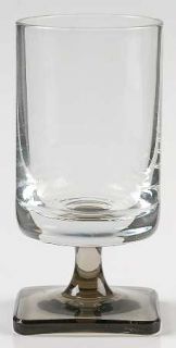 Rosenthal Linear Smoke Sherry Glass   3200, Clear Bowl,Smoke Stem&Square Base