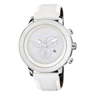 Drive from Citizen Eco Drive Mens White & Silver Tone Chronograph Watch AT2200 