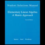 Elementary Linear Algebra Student Solution Manual