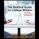 Bedford Guide for Coll With Reader and Resrch.  Pkg