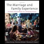 Marriage and Family Experience: Intimate Relationships in a Changing Society