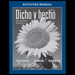 Dicho Y Hecho Activities Manual