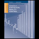 Introduction to Statistical Quality Control   Student Solution Manual