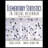 Elementary Statistics in Social Research / With CD