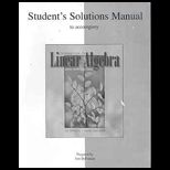 Introduction to Linear Algebra   Student Solution