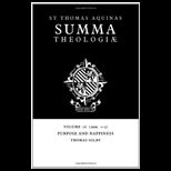 Summa Theologiae Volume 16, Purpose and Happiness