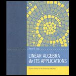 Linear Algebra and Its Application (Custom)