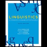 Linguistics Introduction to Language and Communication