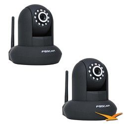 Foscam 2 Pack FI8910W Wireless/Wired Pan & Tilt IP/Network Camera