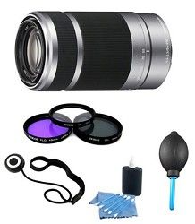 Sony SEL55210   55 210mm Zoom Lens Essentials Kit   Includes Filters and More