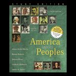 America and Its Peoples, Volume 1  Study Edition