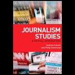 Journalism Studies Critical Introduction