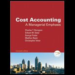 Cost Accounting   With MyAcctLab   Package