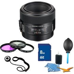 Sony SAL50M28   50mm f/2.8 Macro Lens Essentials Kit