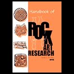 Handbook of Rock Art Research