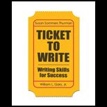 Ticket to Write   With Access