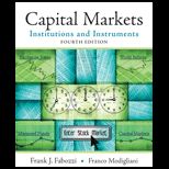 Capital Markets: Institutions and Instrument
