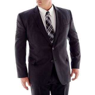Stafford Travel Suit Jacket   Big and Tall, Black, Mens