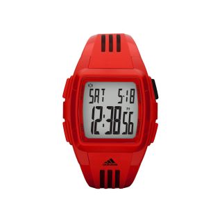 Adidas Duramo Womens Mid Size Red Digital Chronograph Sport Watch