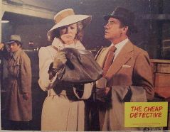 The Cheap Detective (Original Lobby Card   #2) Movie Poster