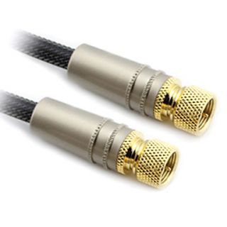 C Cable F Type Coaxial Cable M/M for HD Digital TV (0.75M)