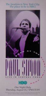 Paul Simon: Live in Central Park (Hbo) Poster