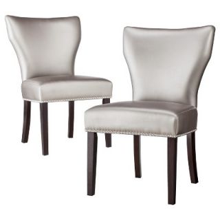 Skyline Dining Chair Set: Marlowe Dining Chair   Metallic (Set of 2)