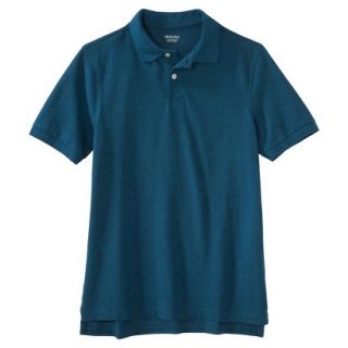 Mens Classic Fit Polo Shirt Atlantis blue turquoise S