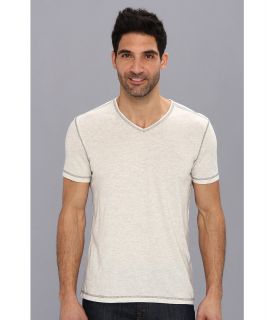 Calvin Klein Jeans S/S Modern Slub Neppy V Neck Mens T Shirt (White)
