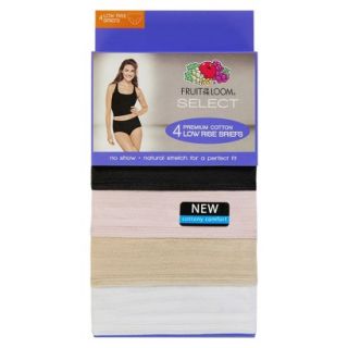 Fruit of the Loom SELECT Cotton Textures Brief 4 Pack   Assorted Colors 6