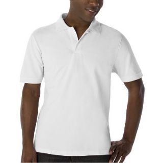 Mens Classic Fit Polo Shirt White M