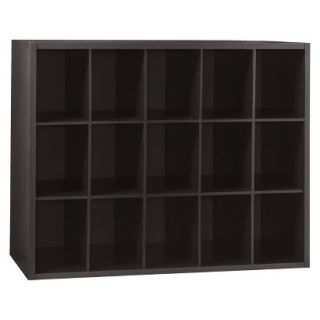Storage Cube Room Essentials 15 Unit Organizer   Dark Brown (Espresso)