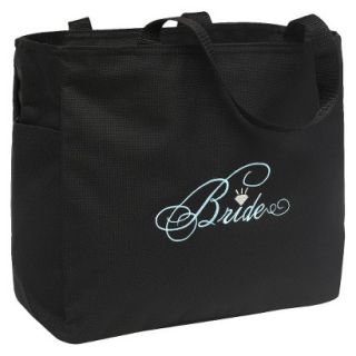 Bride Diamond Tote Bag   Black
