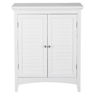 Floor Cabinet Slone 2 Door Shuttered Floor Cabinet   White