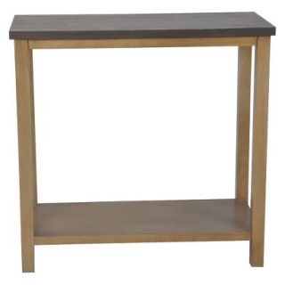 Console Table Threshold Mixed Metal Console Table   Brown