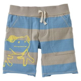 Burts Bees Baby Toddler Boys Rugby Short   Frog Blue 4T