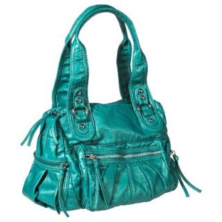 Bueno Satchel Handbag   Turquoise