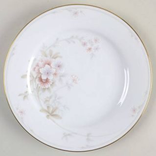 Noritake Shrewsbury Salad Plate, Fine China Dinnerware   Pink,Lavender&White Flo