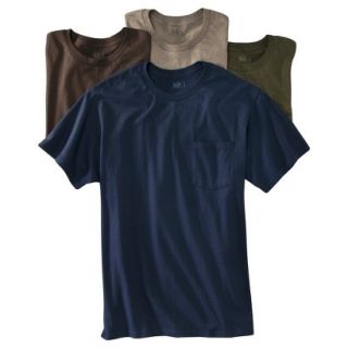 Fruit of the Loom Mens 4 pack Pocket Tee   Assorted Colors