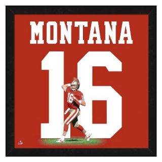 NFL San Francisco 49ers Joe Montana Framed Uniframe