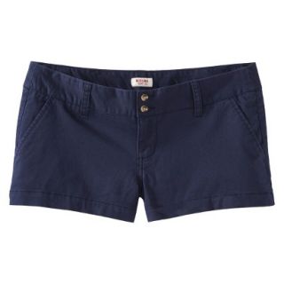 Mossimo Supply Co. Juniors Chino Short   In the Navy 1