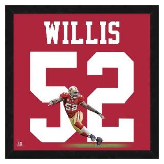 NFL San Francisco 49ers Patrick Willis Framed Uniframe