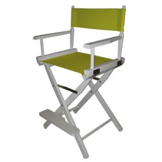 Directors Chair: Yellow Cntr Height Directors Chair White