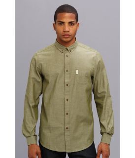 Ben Sherman L/S Chambray Shirt Mens Clothing (Pewter)